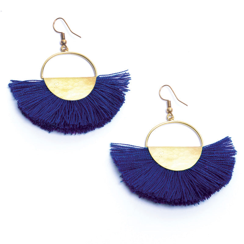Elemental Fan Earrings - Keshet Design