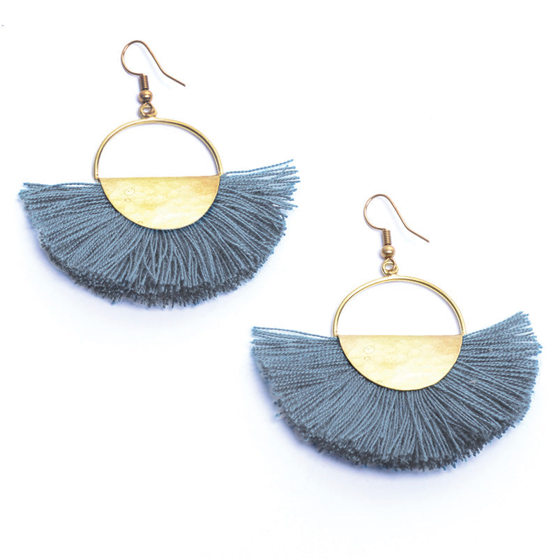 Elemental Fan Earrings - Keshet Design