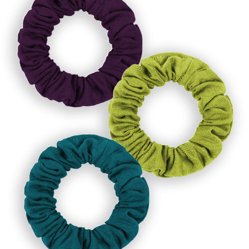 Scrunchie Plain - Set of 3