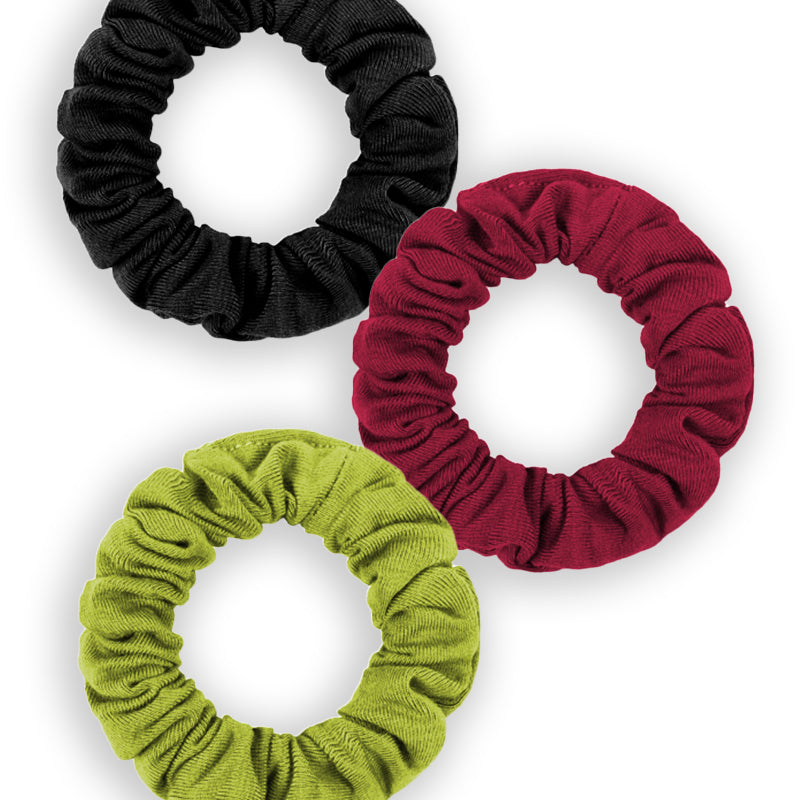 Scrunchie Plain - Set of 3