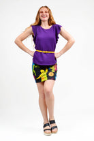 High Waisted Short Pencil Skirt Prints - Keshet Design