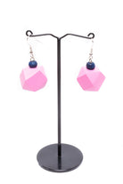 Wooden Cubic Earrings - Keshet Design