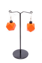 Wooden Cubic Earrings - Keshet Design