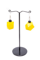 Wooden Cubic Earrings - Keshet Design