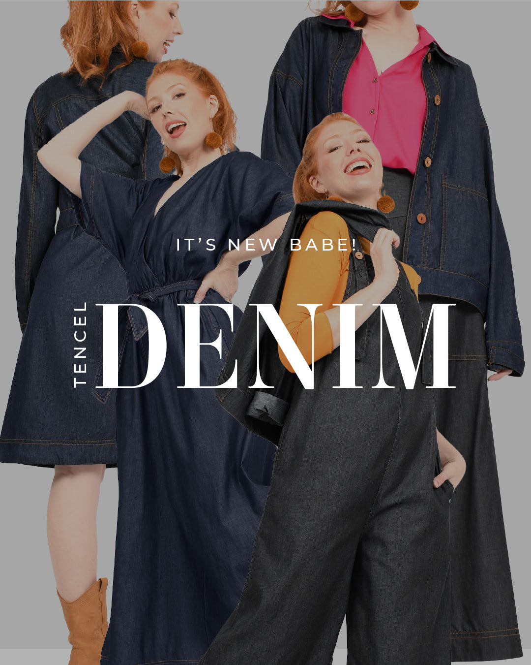 It’s New, Babe! 💙 Fresh Tencel Denim has JUST DROPPED