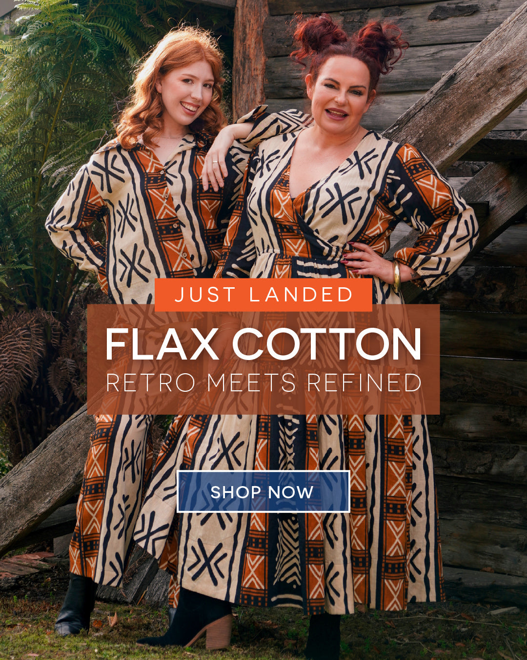 Retro Meets Refined — Flax Cotton is Here! 🌏💚