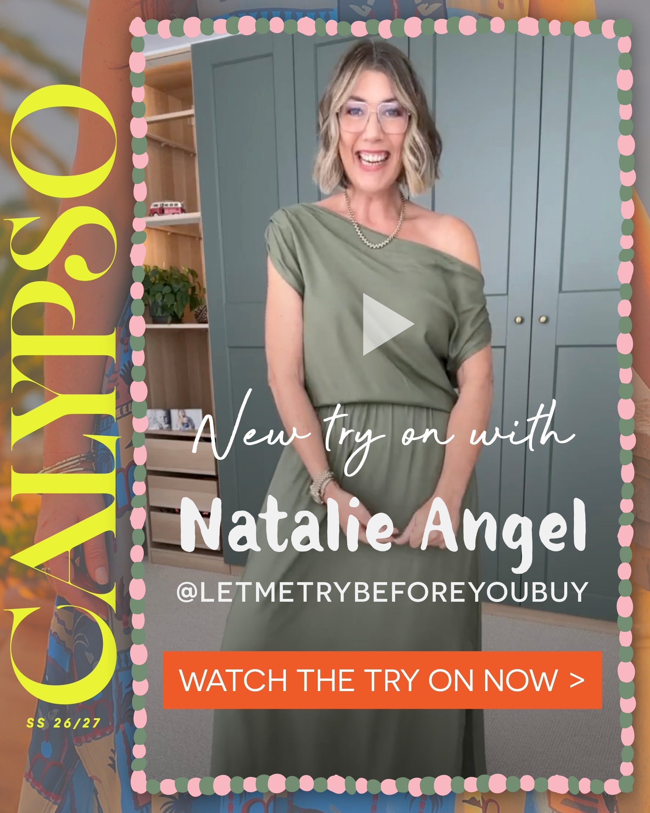 👀 Natalie Angel Tries On CALYPSO