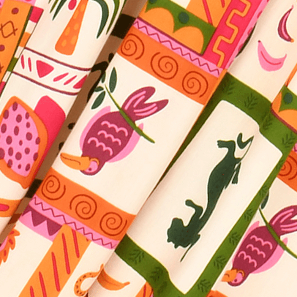 Animalia Pink/Green