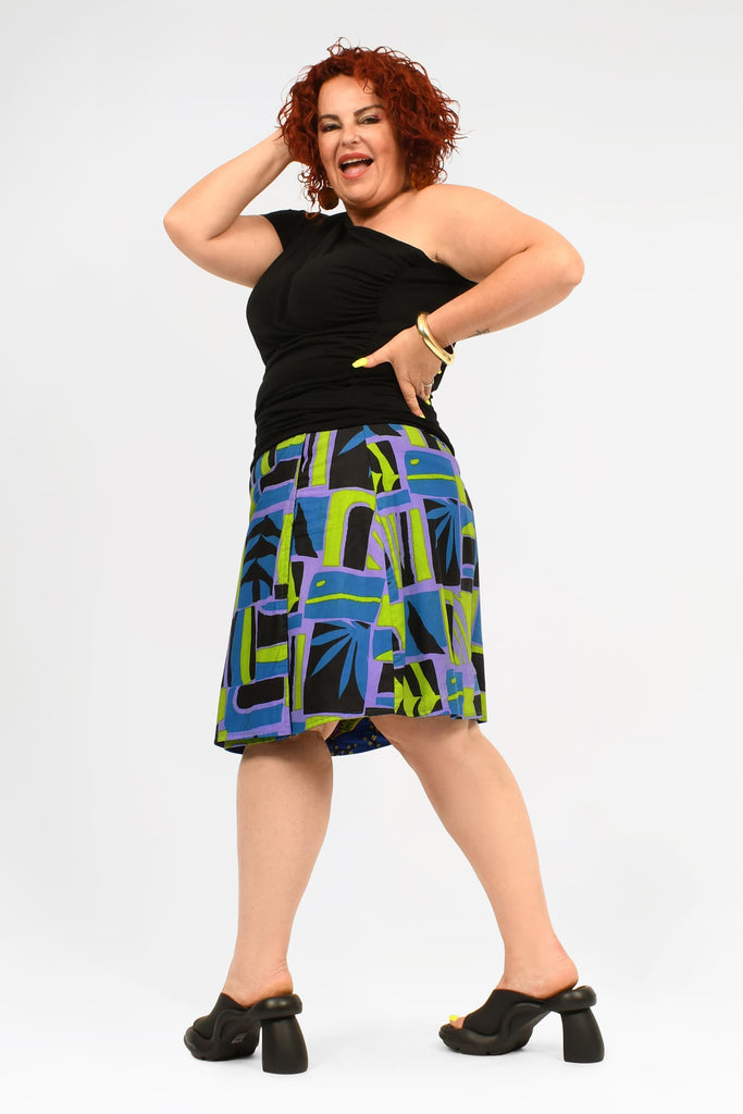 Aluula Long Reversible Button Skirt - Keshet Design