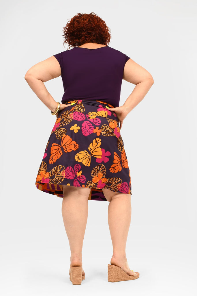 Aluula Long Reversible Button Skirt - Keshet Design