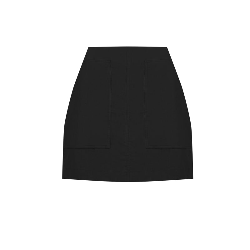 Georgia Cord Mini Skirt Plain