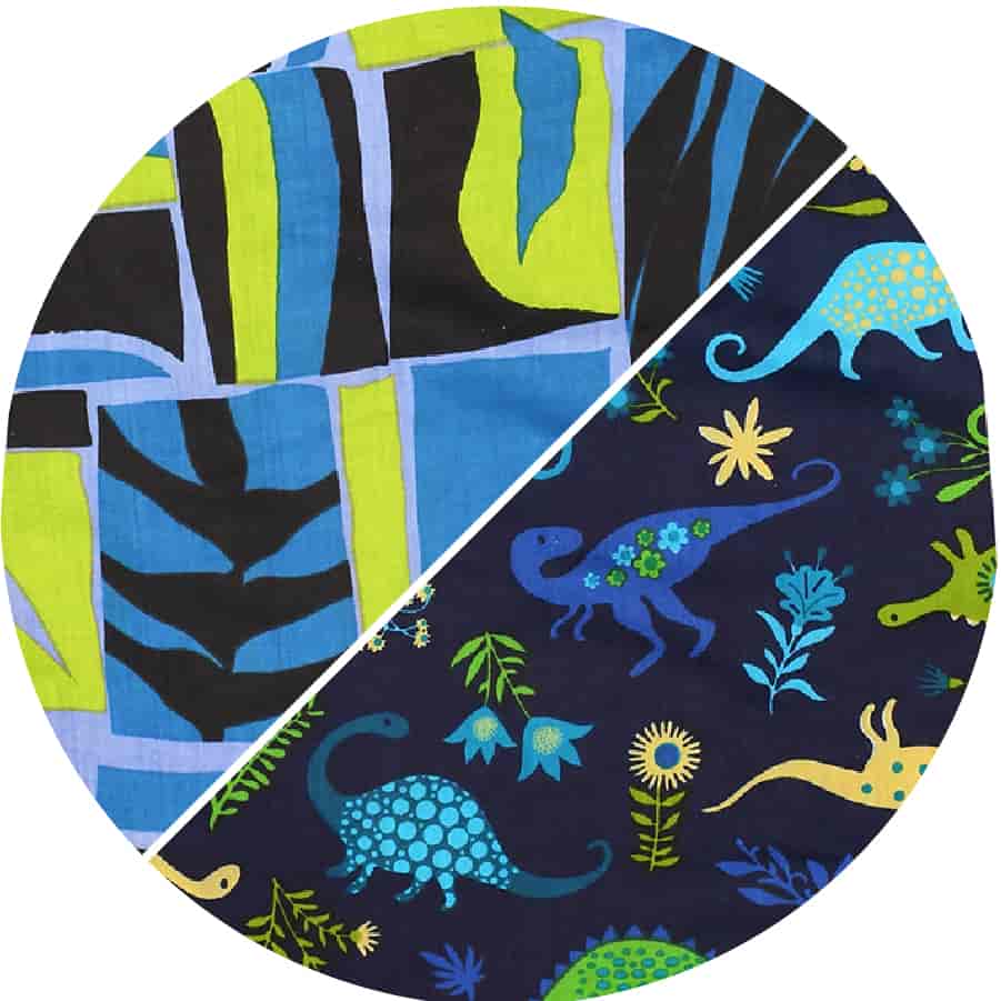 Dino Ocean/Collage Blue