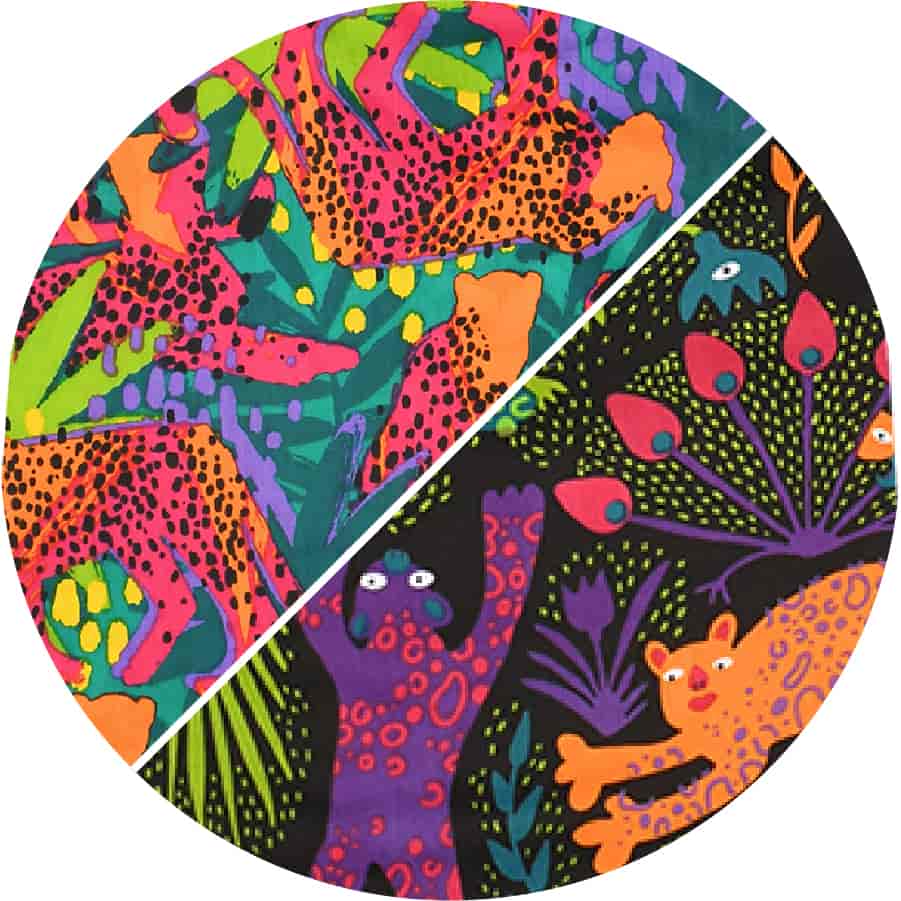 Jungle Neon Rainbow/Kool Kats Neon Rainbow