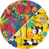Jungle Neon Rainbow/Panda Playhouse Chartreuse