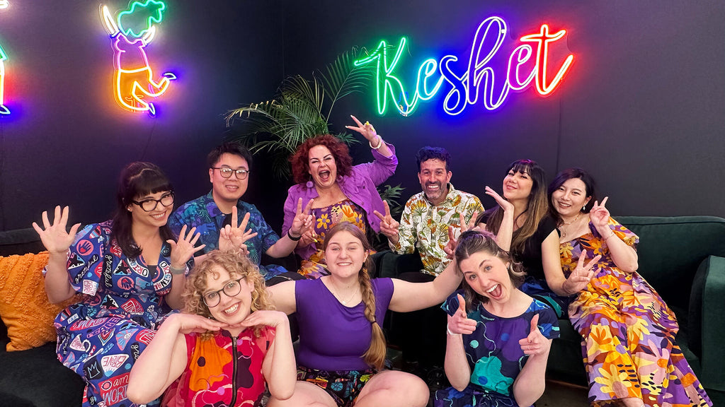 Keshet HQ Team in Tasmania