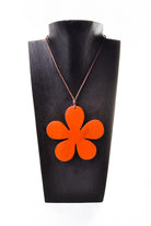 Wooden Large Flower Necklace - Keshet Design