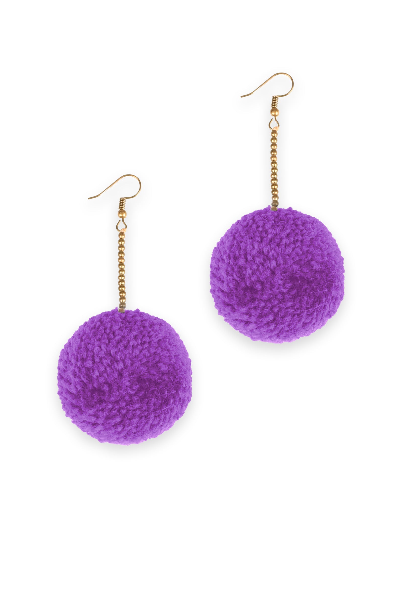 Pom Pom Earrings - Keshet Design