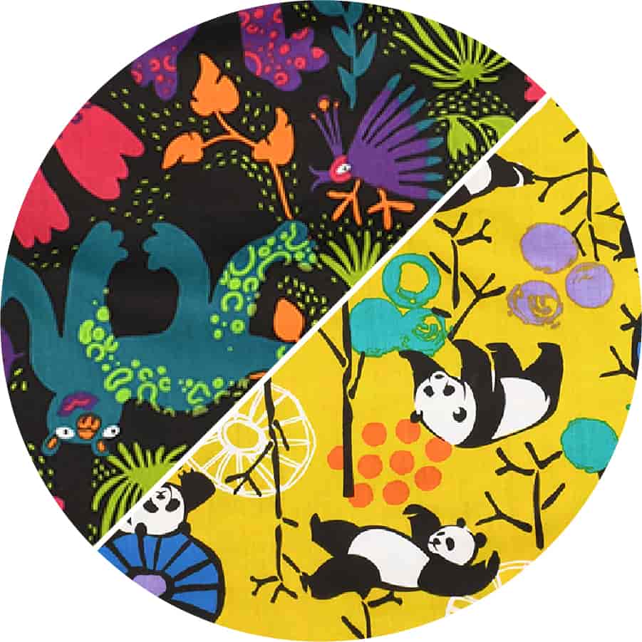 Panda Playhouse Chartreuse/Kool Kats Neon Rainbow