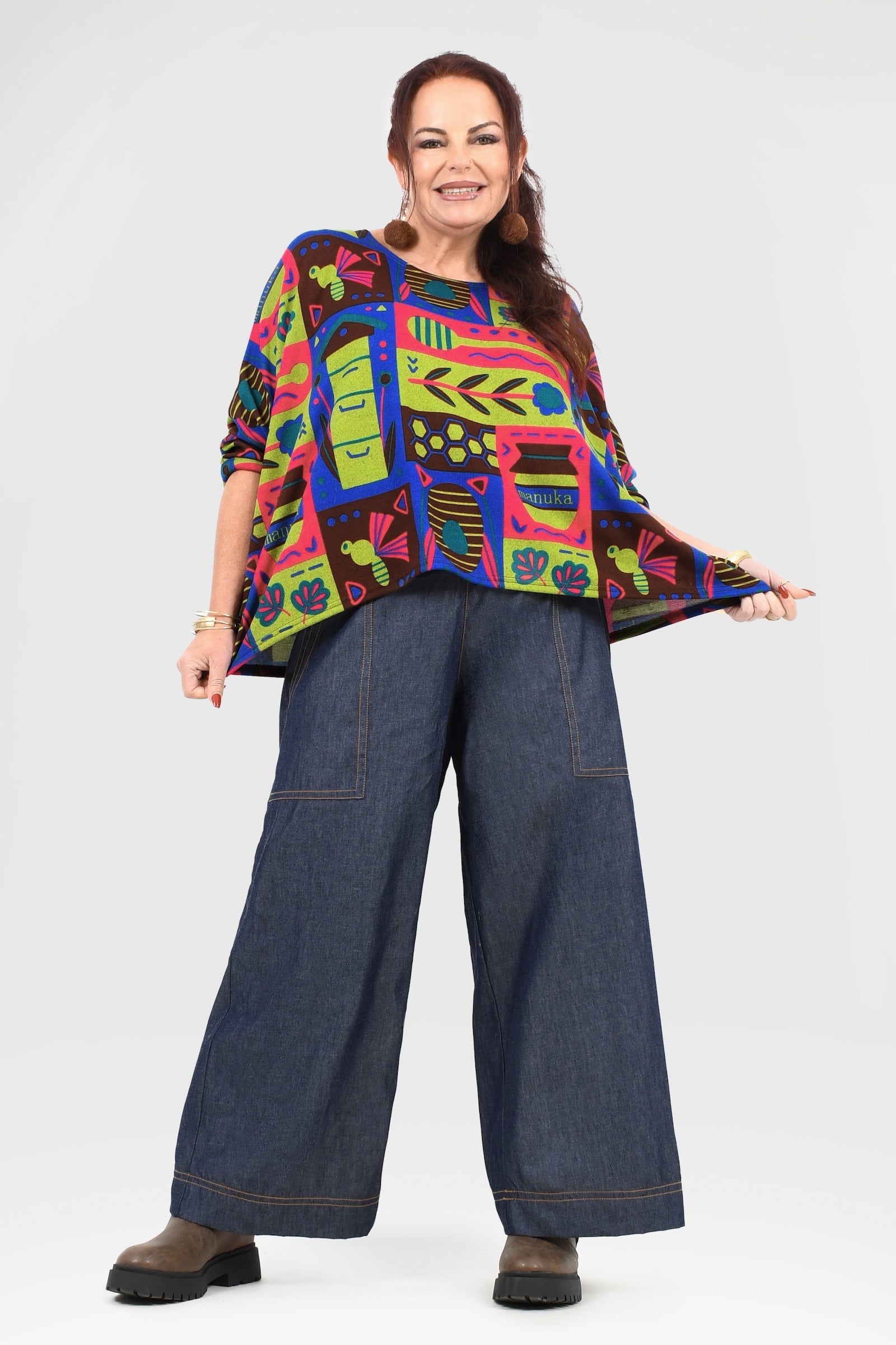 Gemma Denim Long Pants