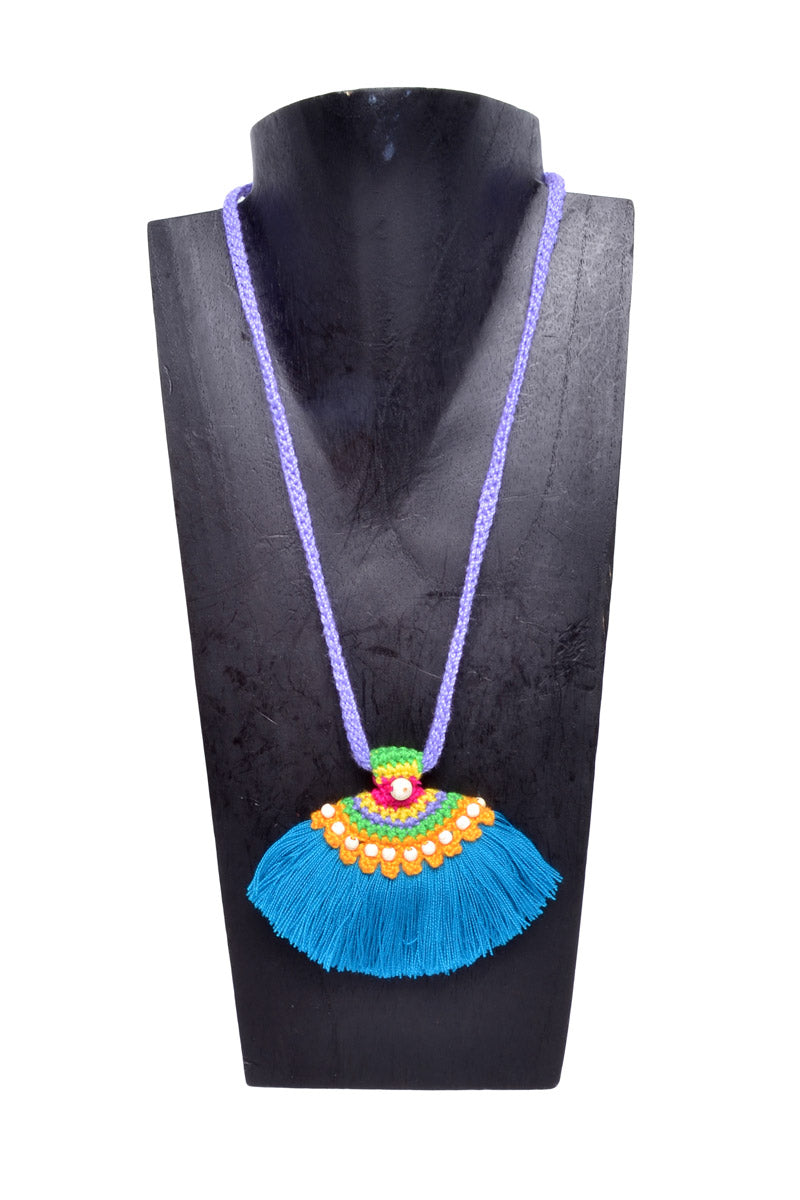 Boho Tassel Fan Necklace - Keshet Design