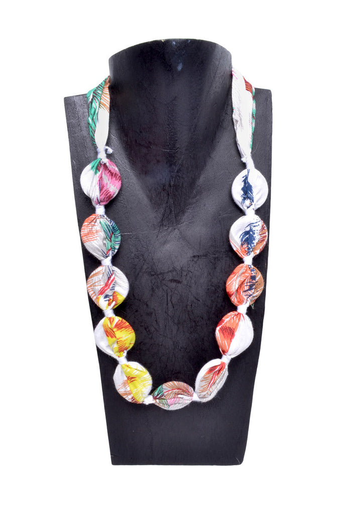 Circle Cloth Necklace - Keshet Design