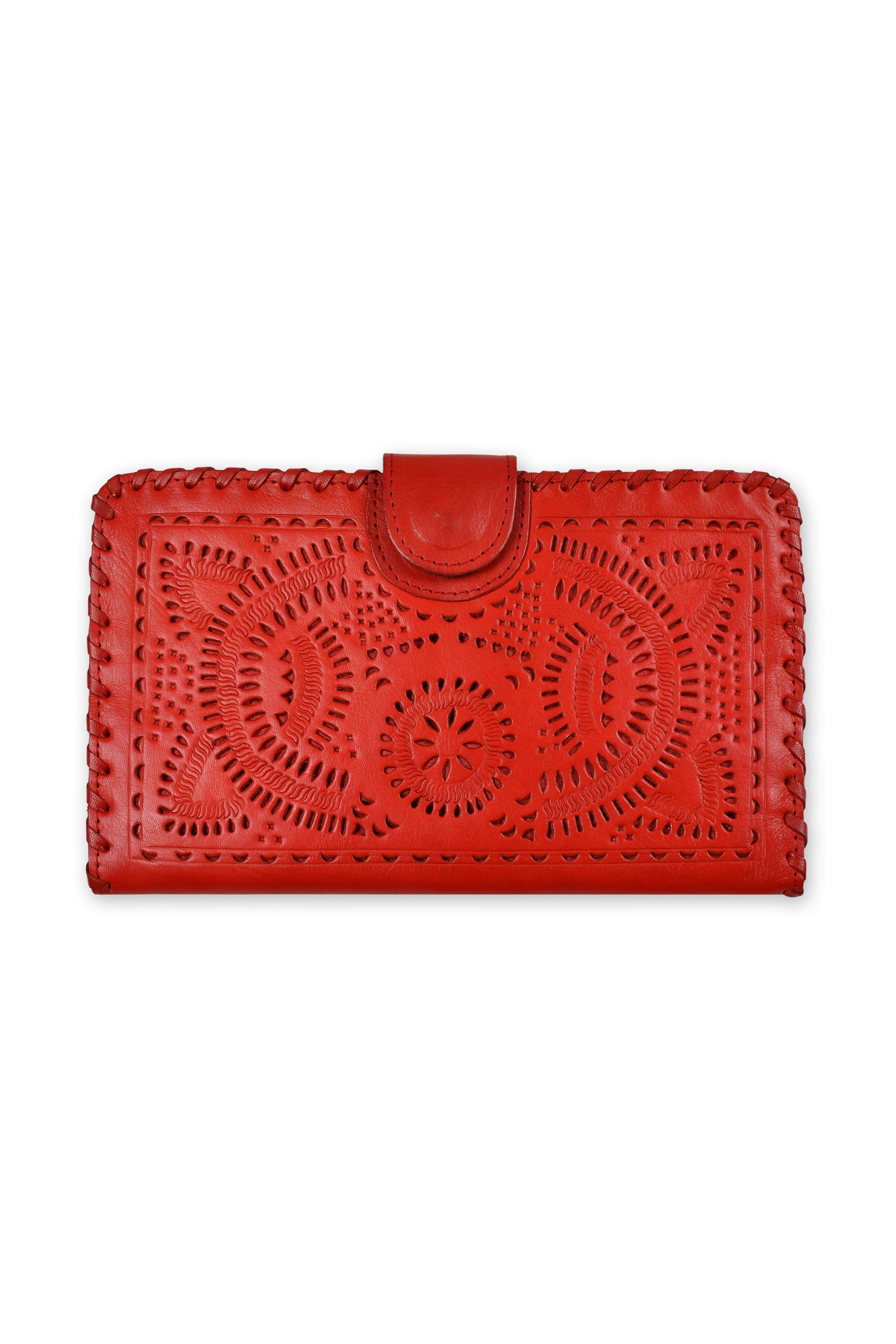 Leather Large Wallet - Keshet Unique Colourful Women's Clothing Tasmania Australia