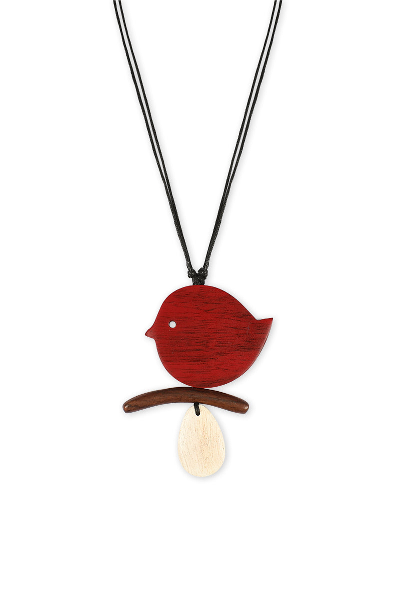 Wooden clearance bird necklace