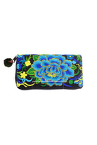 Embroidered Rose Wallet - Keshet Unique Colourful Women's Clothing Tasmania Australia