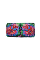 Embroidered Orchid Wallet - Keshet Design