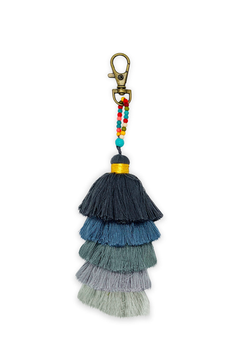 Kiki Tassel Keyring - Keshet Unique Colourful Women's Clothing Tasmania Australia