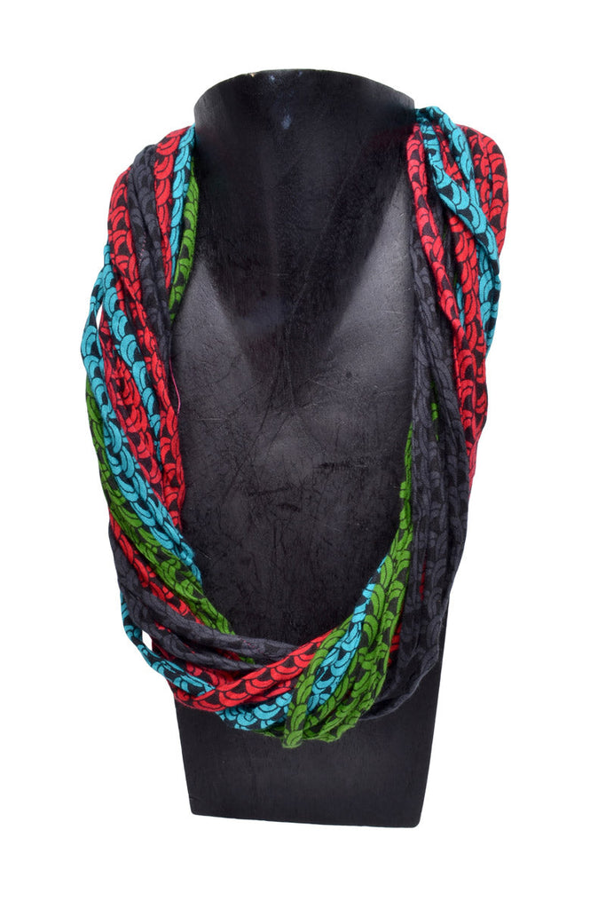 Layered Cloth Necklace - Keshet Design