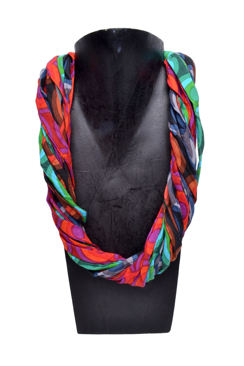 Layered Cloth Necklace - Keshet Design