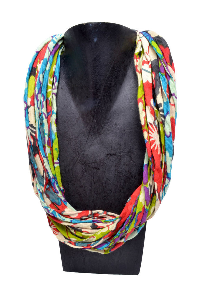 Layered Cloth Necklace - Keshet Design