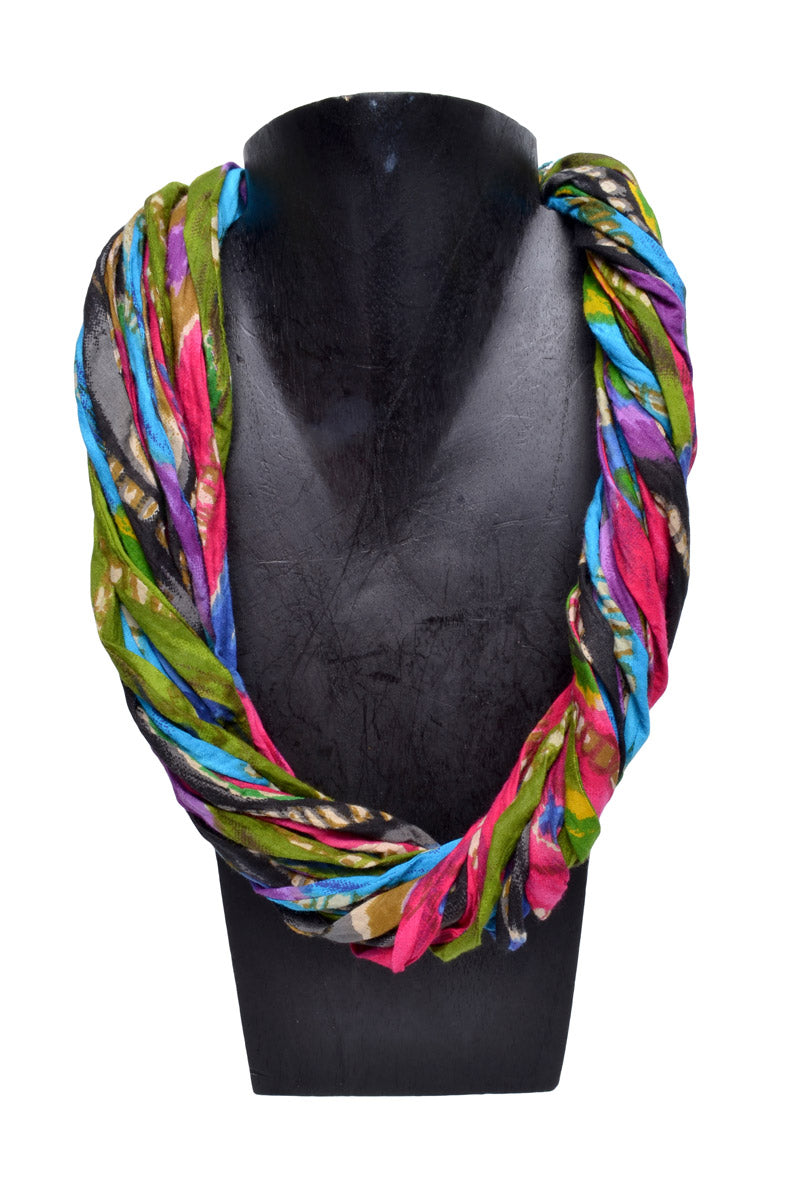 Layered Cloth Necklace - Keshet Design