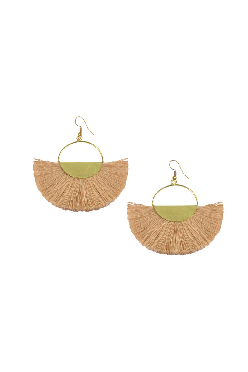 Elemental Large Fan Earrings - Keshet Design