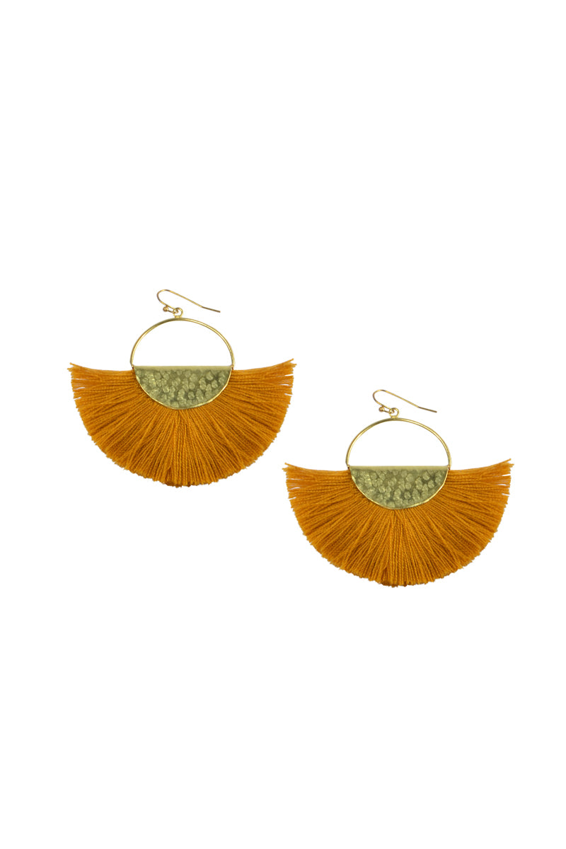 Elemental Large Fan Earrings - Keshet Design