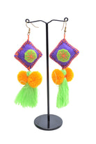 Pom Pom Tassel Earrings - Keshet Design