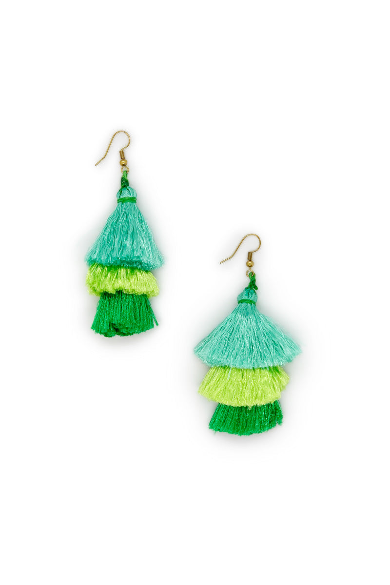 Kiki Tassel Earrings - Keshet Unique Colourful Women's Clothing Tasmania Australia