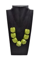 Wooden Cubic Necklace - Keshet Design