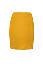 High Waisted Short Pencil Skirt Plain - Keshet Design